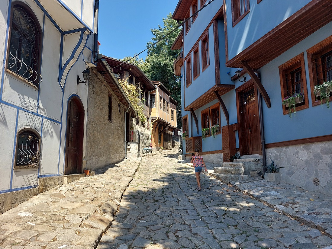 Foto en casco histórico de Plovdiv, Bulgaria