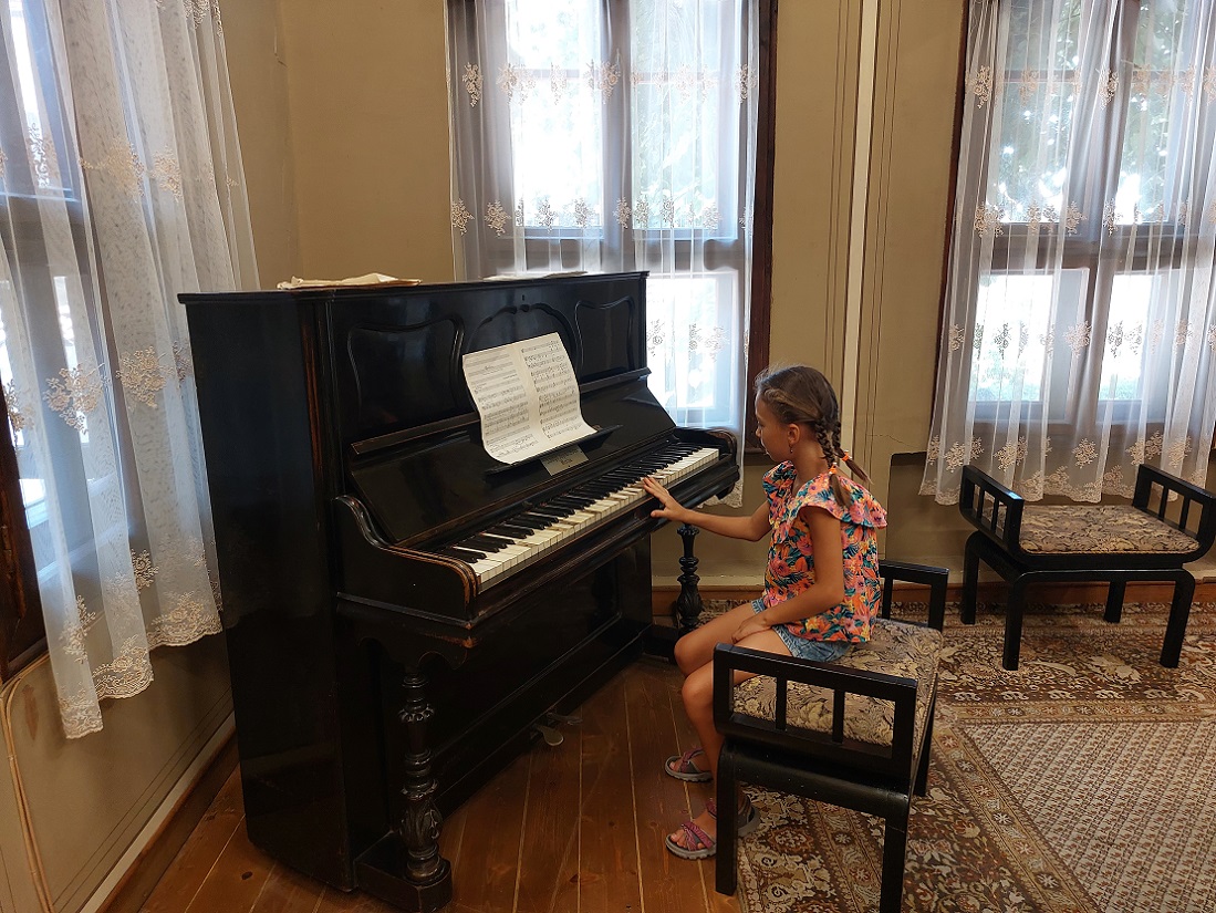 Foto en casco histórico de Plovdiv, casa Balabanov, Bulgaria