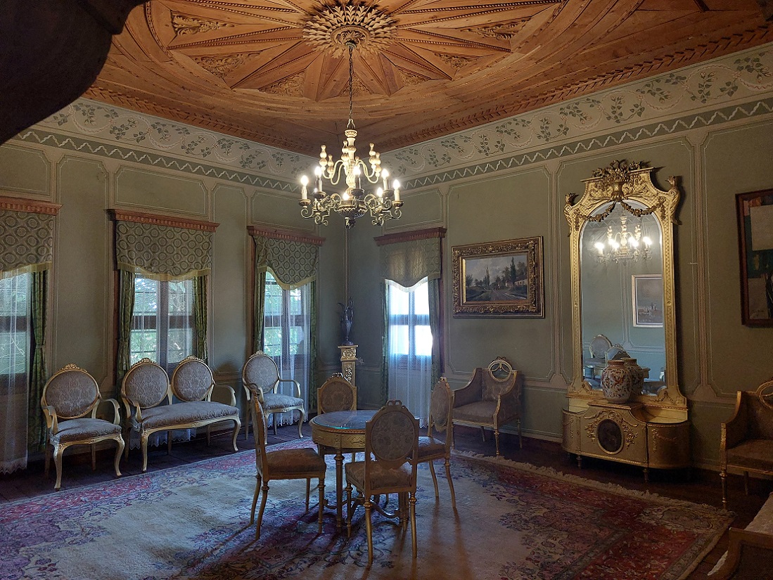 Foto en casco histórico de Plovdiv, casa Balabanov, Bulgaria