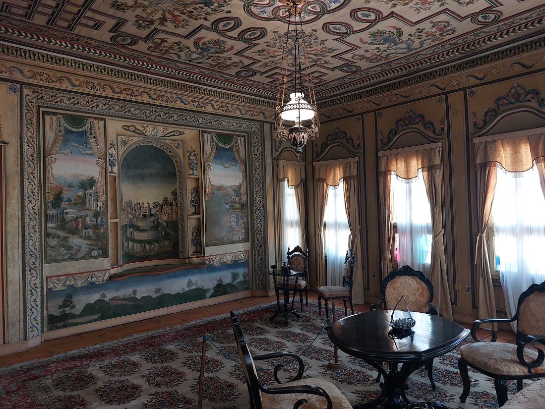 Foto en casco histórico de Plovdiv, casa Hindliyan, Bulgaria