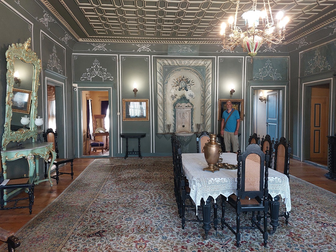 Foto en casco histórico de Plovdiv, casa Hindliyan, Bulgaria