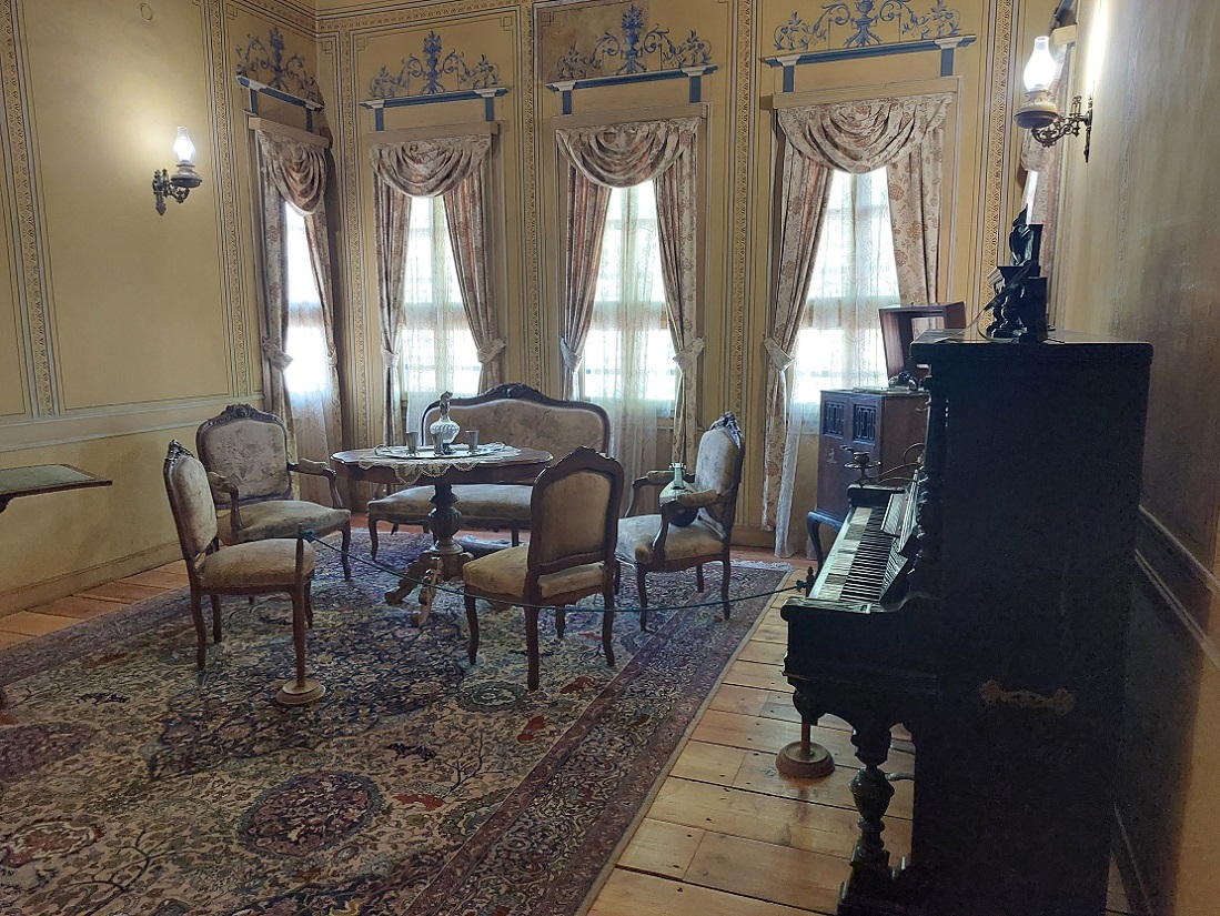 Foto en casco histórico de Plovdiv, casa Hindliyan, Bulgaria