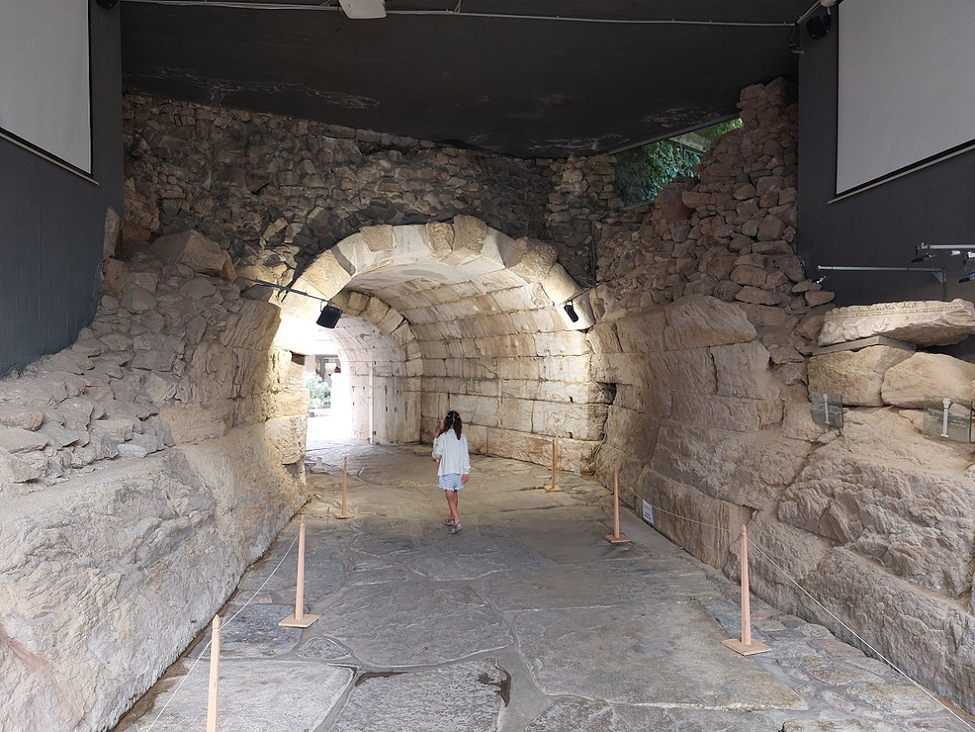 Foto casco histórico de Plovdiv, estadio romano, Bulgaria