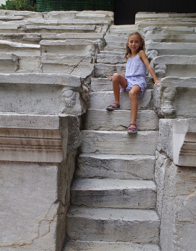 Foto casco histórico de Plovdiv, estadio romano, Bulgaria