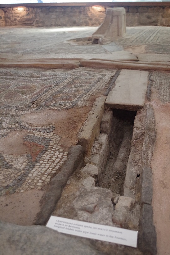 Foto casco histórico de Plovdiv, villa romana Irene, mosaicos romanos, Bulgaria