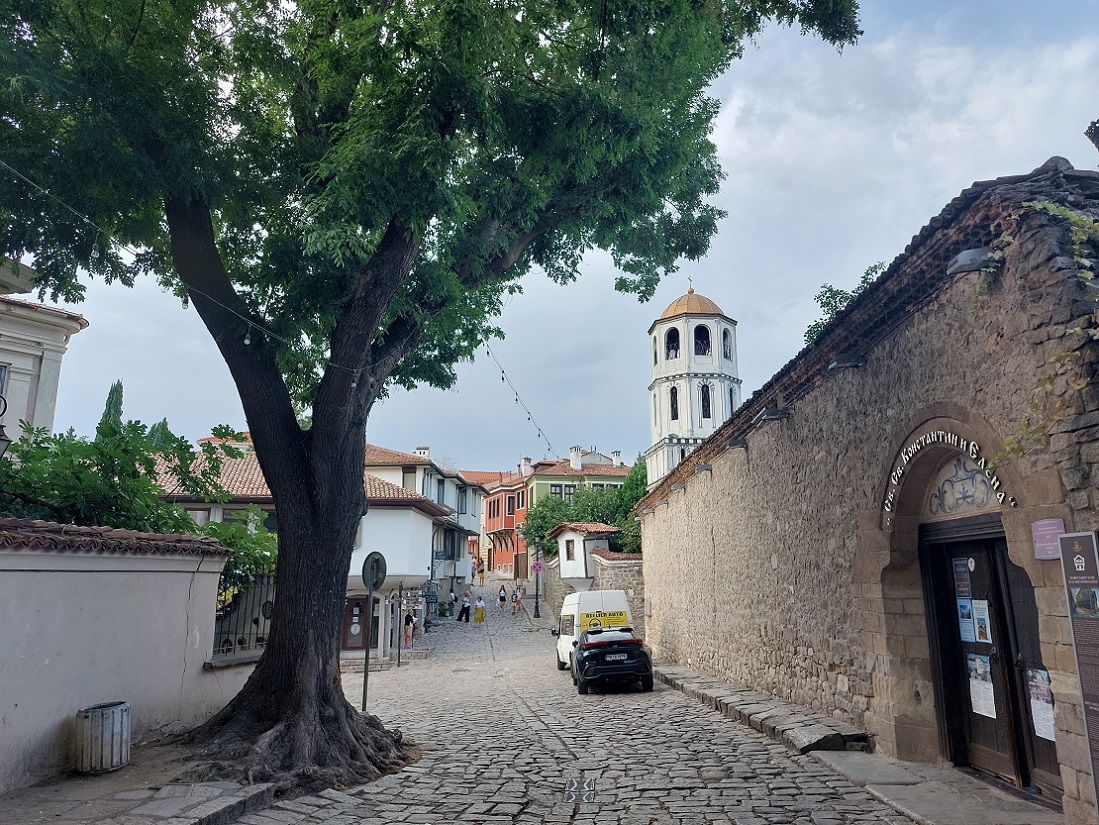 Foto casco histórico de Plovdiv, Bulgaria