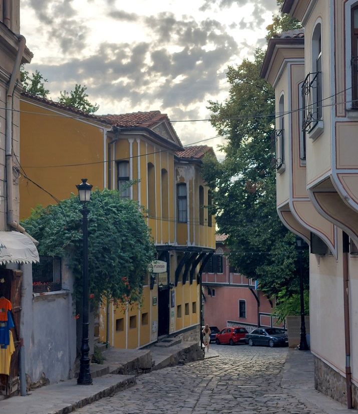 Foto casco histórico de Plovdiv, Bulgaria