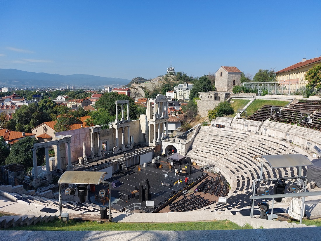 Foto en casco histórico de Plovdiv, Bulgaria