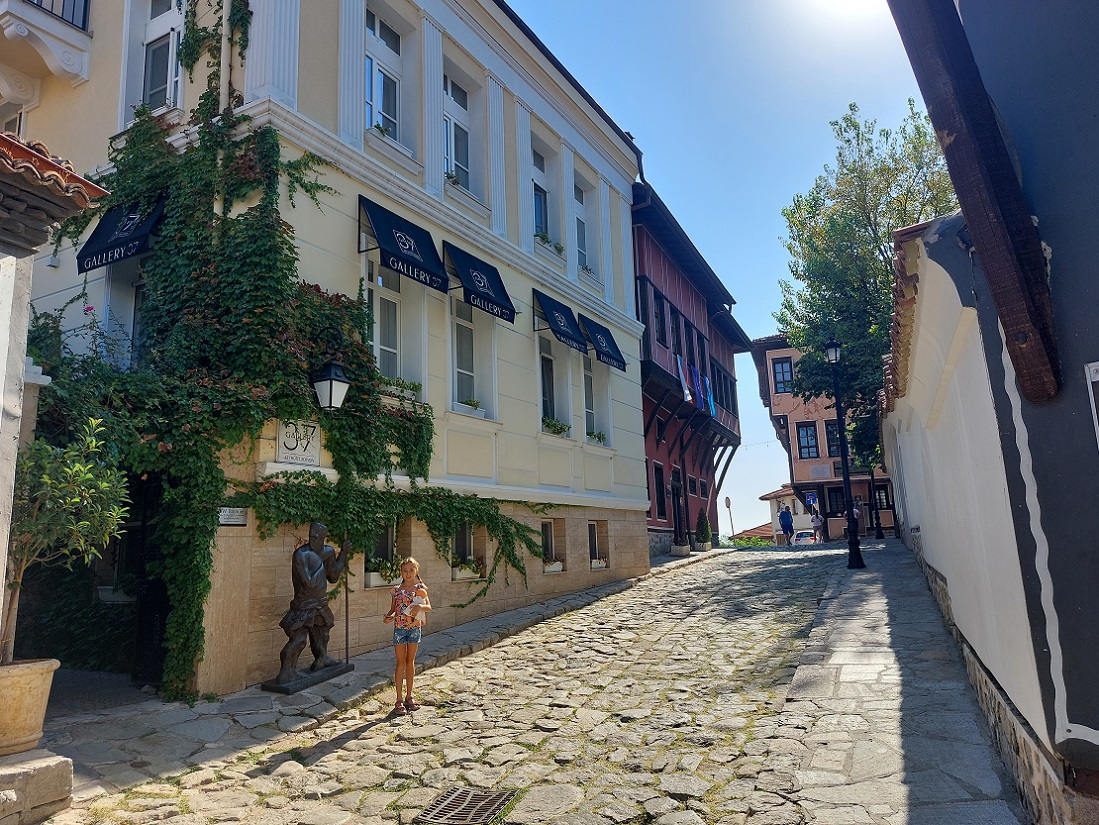 Foto en casco histórico de Plovdiv, Bulgaria
