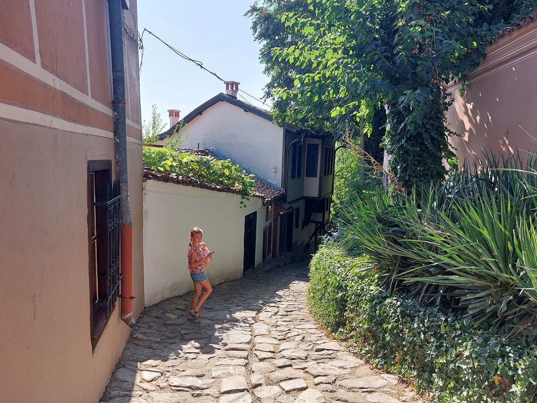 Foto en casco histórico de Plovdiv, Bulgaria