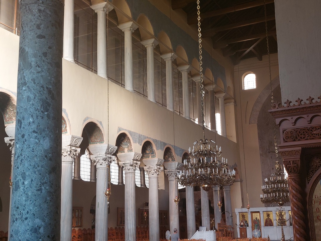 iglesia bizantina de Acheiropoietos, Tesalonica, Grecia