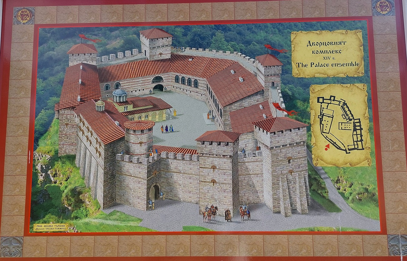 Foto Veliko Tarnovo, fortaleza Tsarevets, Bulgaria